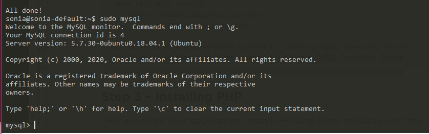 mysql on vps